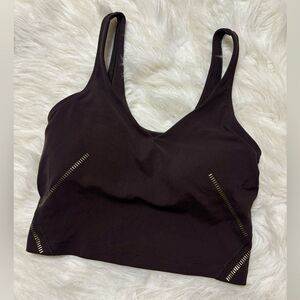 Lululemon Align Tank French Press with Gold size 4